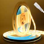 Flexible COB LED strip light designed for smooth, uniform illumination