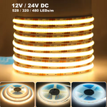 High-density COB LED strip light with a flexible 8mm circuit board