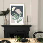1. Modern boho canvas art set designed to complement nature-inspired home decor.